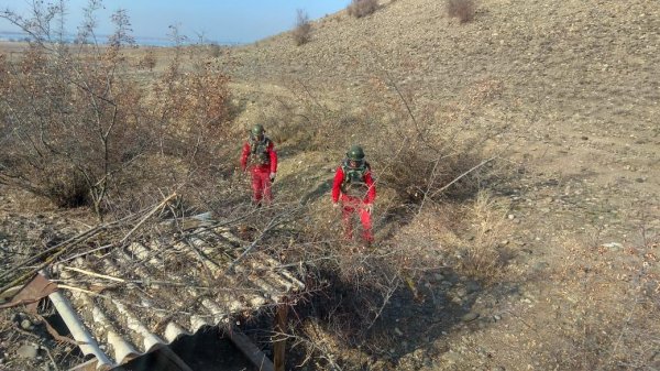 Ağstafada mina tapıldı (FOTO)