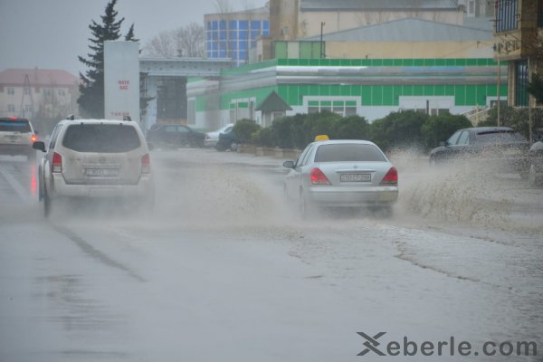 Sumqayıt bu gün: yağışdan sonra -FOTOLAR
