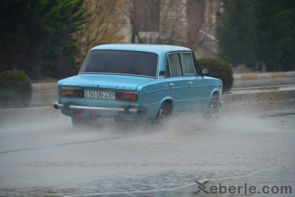 Sumqayıt bu gün: yağışdan sonra -FOTOLAR