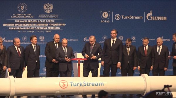 “Türk axını” qaz boru xətti istifadəyə verildi — FOTO