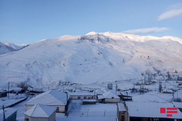 Dağlara qar yağdı, temperatur 11 dərəcəyə düşdü - FOTO