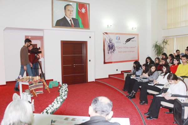 Sumqayıtda “Gənci-Nihan mənəm” adlı bədii qiraət müsabiqəsi keçirildi -  FOTO
