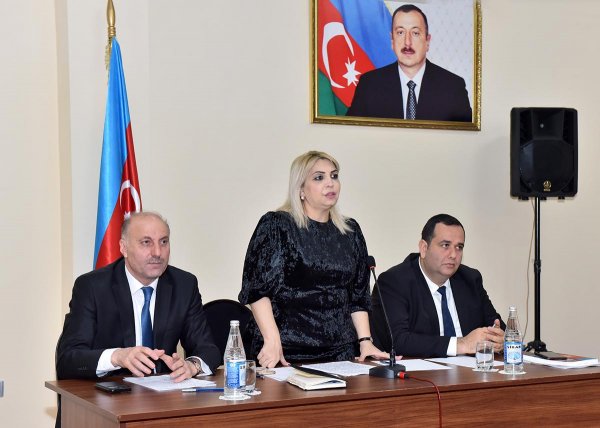 Hacı Zeynalabdin qəsəbəsində hesabat yığıncağı keçirilib- FOTOLAR