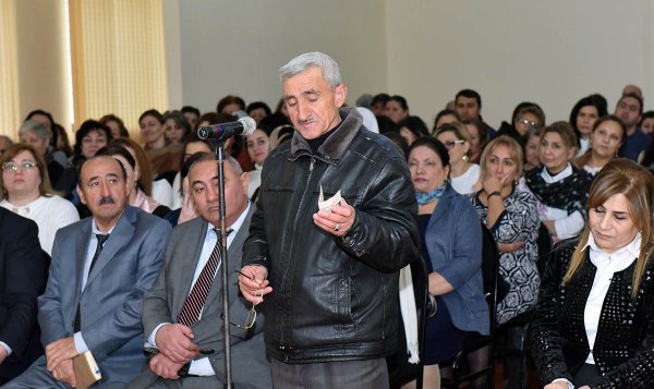 Hacı Zeynalabdin qəsəbəsində hesabat yığıncağı keçirilib- FOTOLAR
