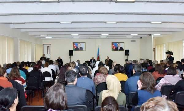 Hacı Zeynalabdin qəsəbəsində hesabat yığıncağı keçirilib- FOTOLAR