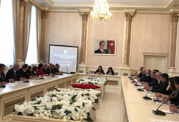 MSK Sumqayıtda seçki dairələrinin üzvləri və ekspertləri üçün seminar keçirdi - FOTO