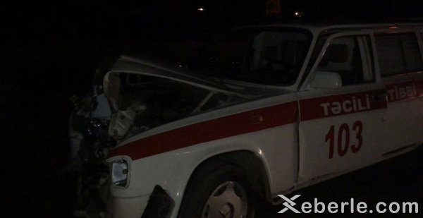 Sumqayıtda təcili tibbi yardım maşınları qəzaya düşdü: yaralılar var - FOTOLAR