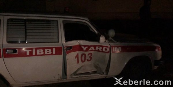 Sumqayıtda təcili tibbi yardım maşınları qəzaya düşdü: yaralılar var - FOTOLAR