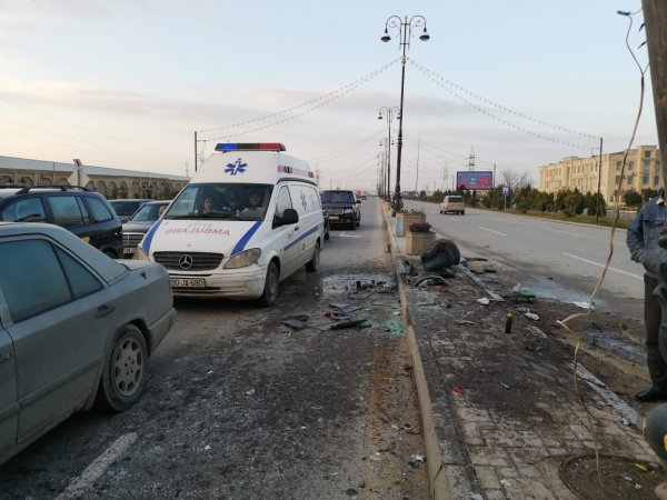 Sumqayıtda ağır qəza: ölən və yaralılar var - FOTOLAR
