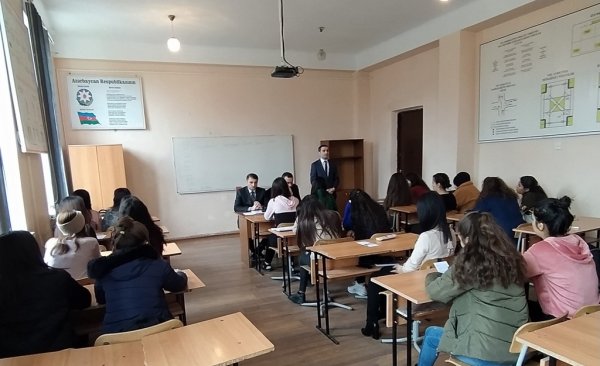 Sumqayıtda parlament seçkiləri ilə əlaqədar maarifləndirmə işinə start verilib - FOTO