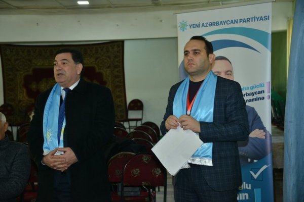 Müşfiq Məmmədli Hacı Zeynalabdin qəsəbəsində seçicilərlə görüşüb - FOTOLAR