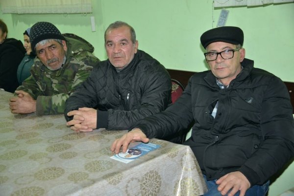 Müşfiq Məmmədli Hacı Zeynalabdin qəsəbəsində seçicilərlə görüşüb - FOTOLAR