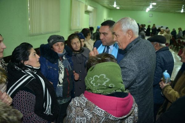 Müşfiq Məmmədli Hacı Zeynalabdin qəsəbəsində seçicilərlə görüşüb - FOTOLAR