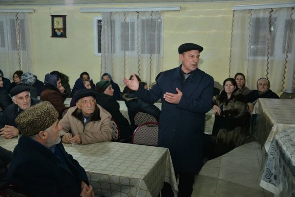 Müşfiq Məmmədli Hacı Zeynalabdin qəsəbəsində seçicilərlə görüşüb - FOTOLAR