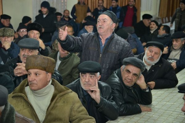 Müşfiq Məmmədli Hacı Zeynalabdin qəsəbəsində seçicilərlə görüşüb - FOTOLAR