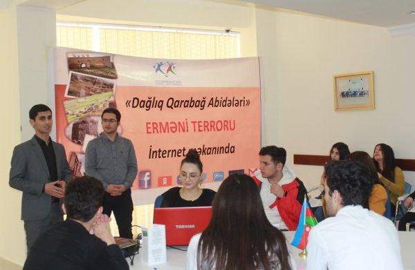 Sumqayıtda “Dağlıq Qarabağ abidələri – erməni terroru” internet məkanında layihəsinə yekun vuruldu