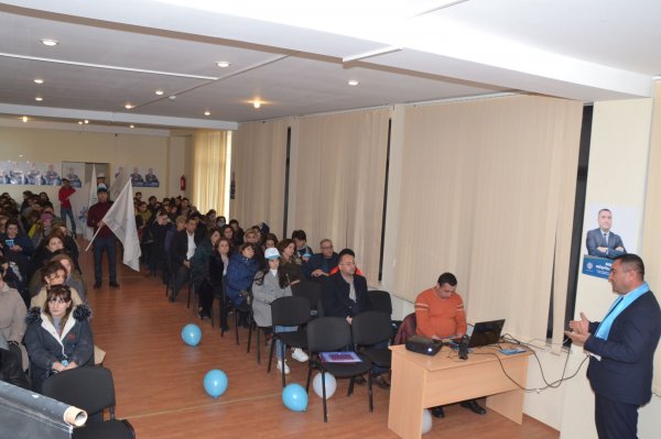 Deputatlığa namizəd Müşfiq Məmmədli Sumqayıtda seçicilərlə görüşlərini davam etdirir - FOTOLAR