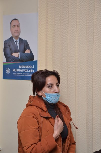 Deputatlığa namizəd Müşfiq Məmmədli Sumqayıtda seçicilərlə görüşlərini davam etdirir - FOTOLAR