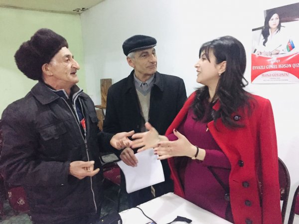 Deputatlığa namizəd Günel Eyvazlı seçicilərlə növbəti görüşünü keçirib - FOTO