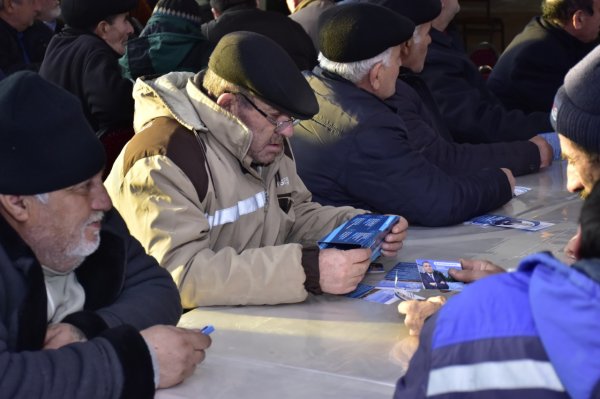Müşfiq Məmmədlinin Hacı Zeynalabdin qəsəbəsində seçicilərlə növbəti görüşü - FOTOLAR