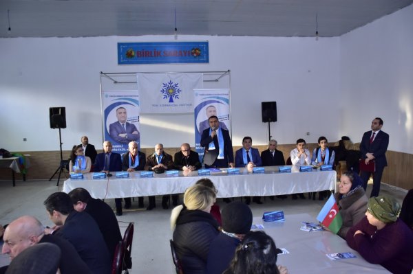 Müşfiq Məmmədlinin Hacı Zeynalabdin qəsəbəsində seçicilərlə növbəti görüşü - FOTOLAR