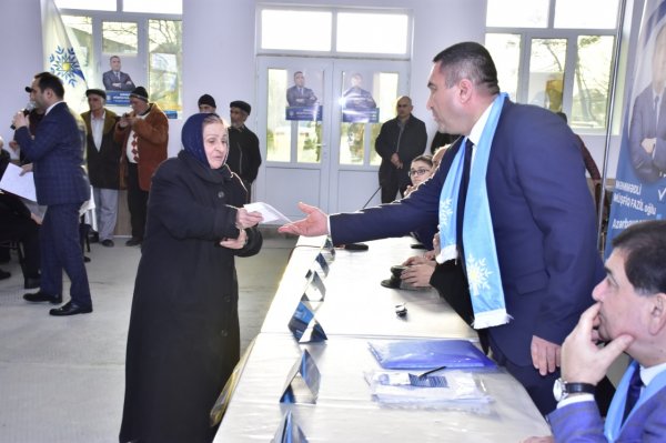 Müşfiq Məmmədlinin Hacı Zeynalabdin qəsəbəsində seçicilərlə növbəti görüşü - FOTOLAR