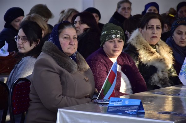 Müşfiq Məmmədlinin Hacı Zeynalabdin qəsəbəsində seçicilərlə növbəti görüşü - FOTOLAR