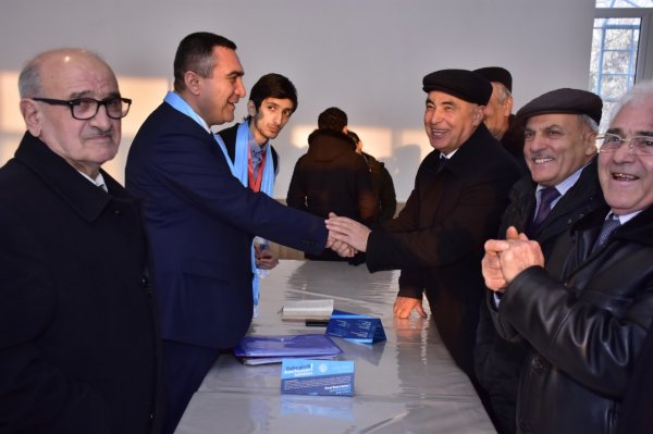 Müşfiq Məmmədlinin Hacı Zeynalabdin qəsəbəsində seçicilərlə növbəti görüşü - FOTOLAR