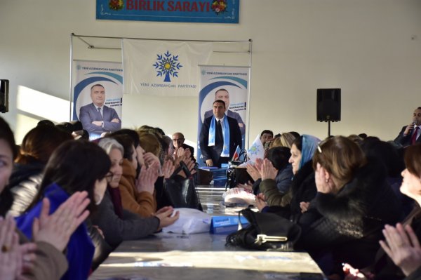 Müşfiq Məmmədlinin Hacı Zeynalabdin qəsəbəsində seçicilərlə növbəti görüşü - FOTOLAR