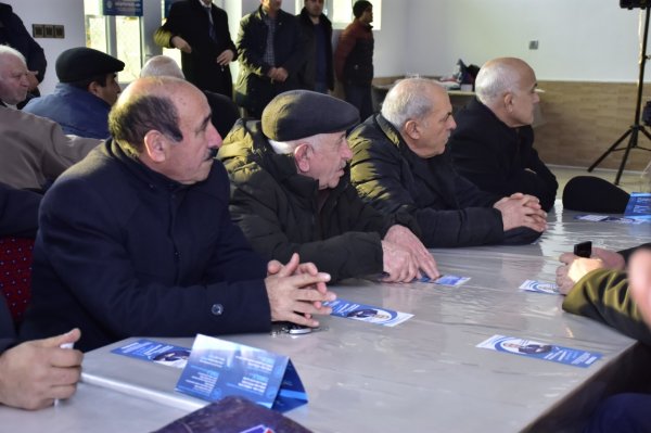 Müşfiq Məmmədlinin Hacı Zeynalabdin qəsəbəsində seçicilərlə növbəti görüşü - FOTOLAR