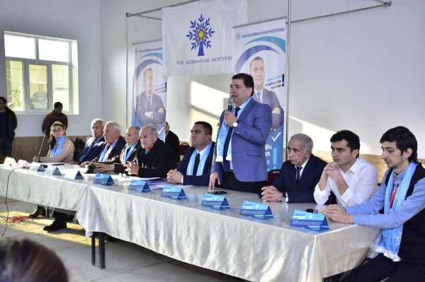 Müşfiq Məmmədlinin Hacı Zeynalabdin qəsəbəsində seçicilərlə növbəti görüşü - FOTOLAR