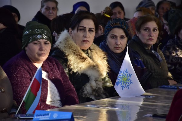Müşfiq Məmmədlinin Hacı Zeynalabdin qəsəbəsində seçicilərlə növbəti görüşü - FOTOLAR