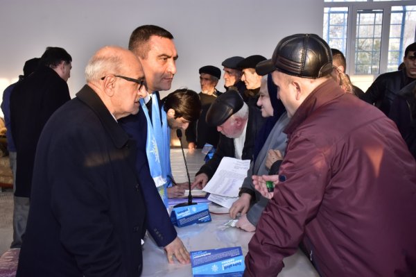 Müşfiq Məmmədlinin Hacı Zeynalabdin qəsəbəsində seçicilərlə növbəti görüşü - FOTOLAR