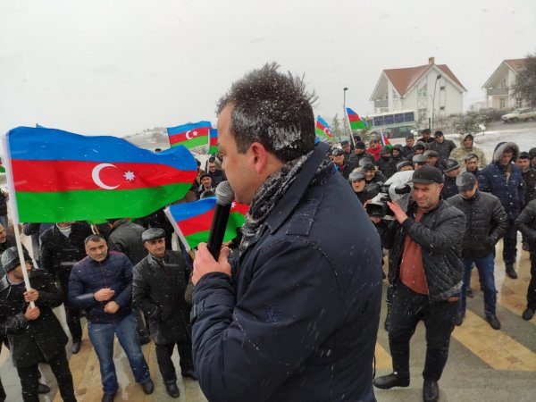 Əzimağa İbrahimov Xızıda seçicilərlə görüşdü - FOTOLAR