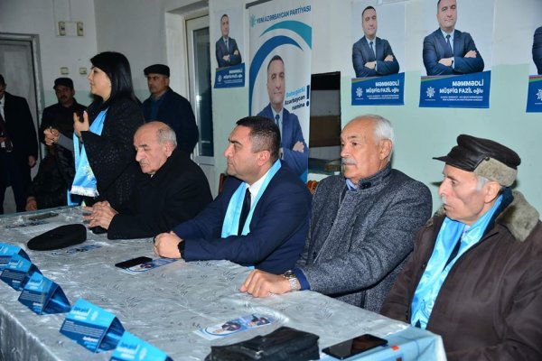 Deputatlığa namizəd Müşfiq Məmmədlinin təşviqat kampaniyası uğurla davam edir - FOTOLAR