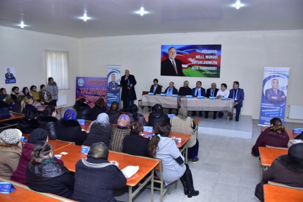 Müşfiq Məmmədli Sumqayıtda seçicilərlə görüşlərini davam etdirir - FOTOLAR