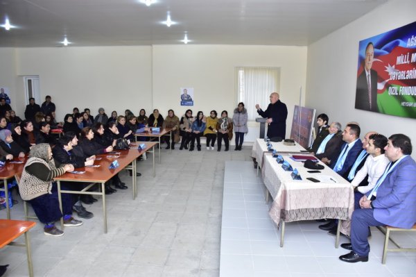 Müşfiq Məmmədli Sumqayıtda seçicilərlə görüşlərini davam etdirir - FOTOLAR