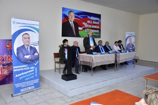 Müşfiq Məmmədli Sumqayıtda seçicilərlə görüşlərini davam etdirir - FOTOLAR