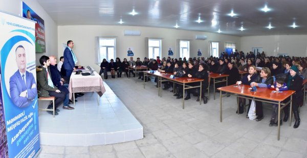 Müşfiq Məmmədli Sumqayıtda seçicilərlə görüşlərini davam etdirir - FOTOLAR