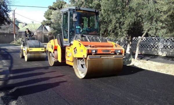 Sumqayıtda bu məhəllənin küçələri də asfalt üzü gördü... - FOTOLAR