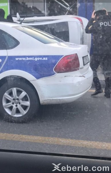 Sumqayıtda ağır qəza - Avtomobil aşdı (FOTO)