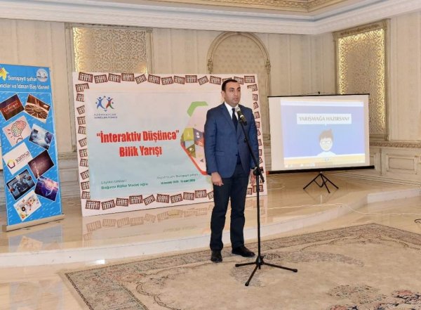 Sumqayıtda “İnteraktiv Düşüncə” adlı bilik yarışının ilk mərhələsi icra olundu - FOTOLAR