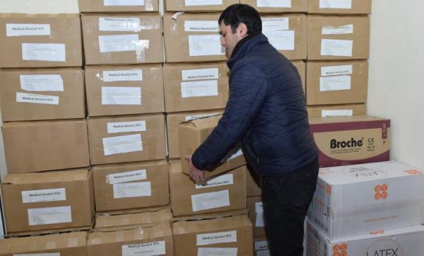 Sumqayıtdan növbəti yardım Çinin Sian şəhərinə yola düşdü-FOTOLAR