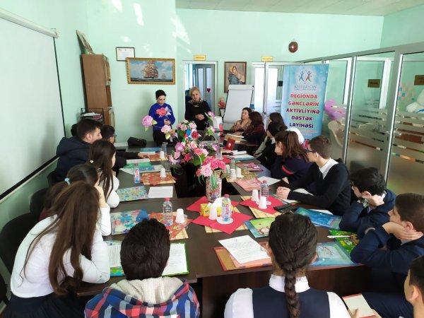 Gənclər Fondunun dəstəyi ilə Sumqayıt şəhərində “Liderlik nədir?” təlimi keçirilib -FOTO