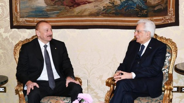 Azərbaycan və İtaliya prezidentləri təkbətək görüşdü