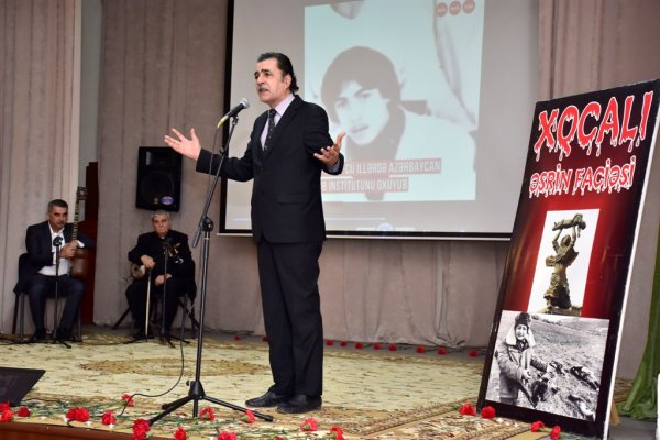 Sumqayıtda Xocalı soyqırımına həsr olunmuş tədbir keçirilib - FOTOLAR