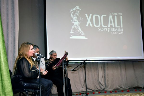 Sumqayıtda Xocalı soyqırımına həsr olunmuş tədbir keçirilib - FOTOLAR