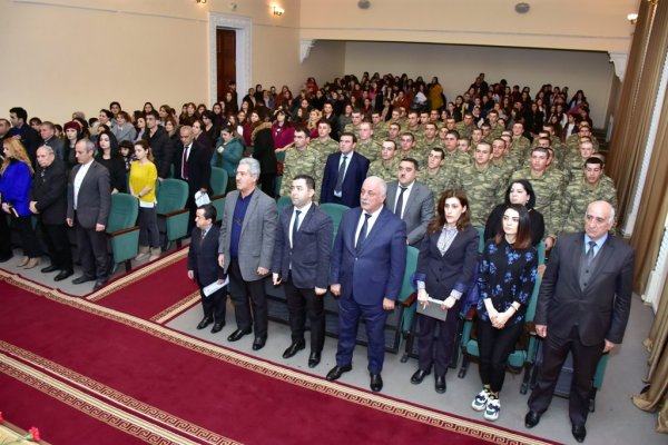 Sumqayıtda Xocalı soyqırımına həsr olunmuş tədbir keçirilib - FOTOLAR