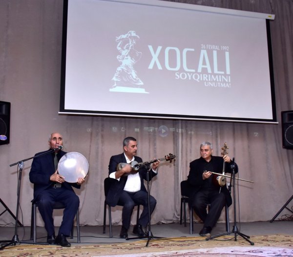 Sumqayıt Regional Mədəniyyət İdarəsinin tabe müəssisələrində Xocalı soyqırımının 28-ci ildönümü ilə bağlı silsilə tədbirlər keçirilib -  FOTOLAR