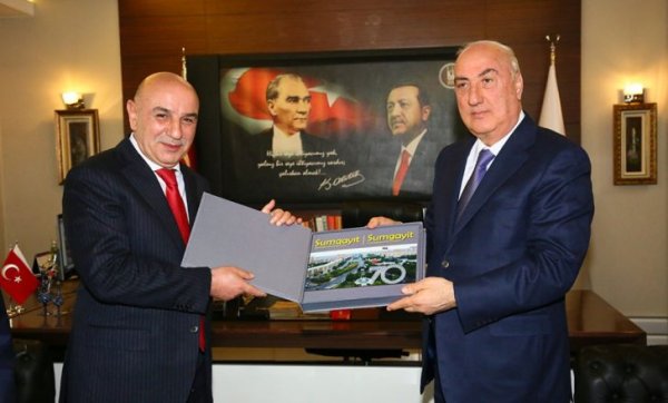 Sumqayıtın icra başçısı Ankarada səfərdə olub -FOTOLAR